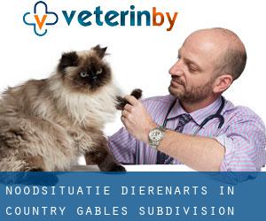 Noodsituatie dierenarts in Country Gables Subdivision