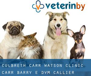 Culbreth-Carr-Watson Clinic: Carr Barry E DVM (Callier Springs Heights)